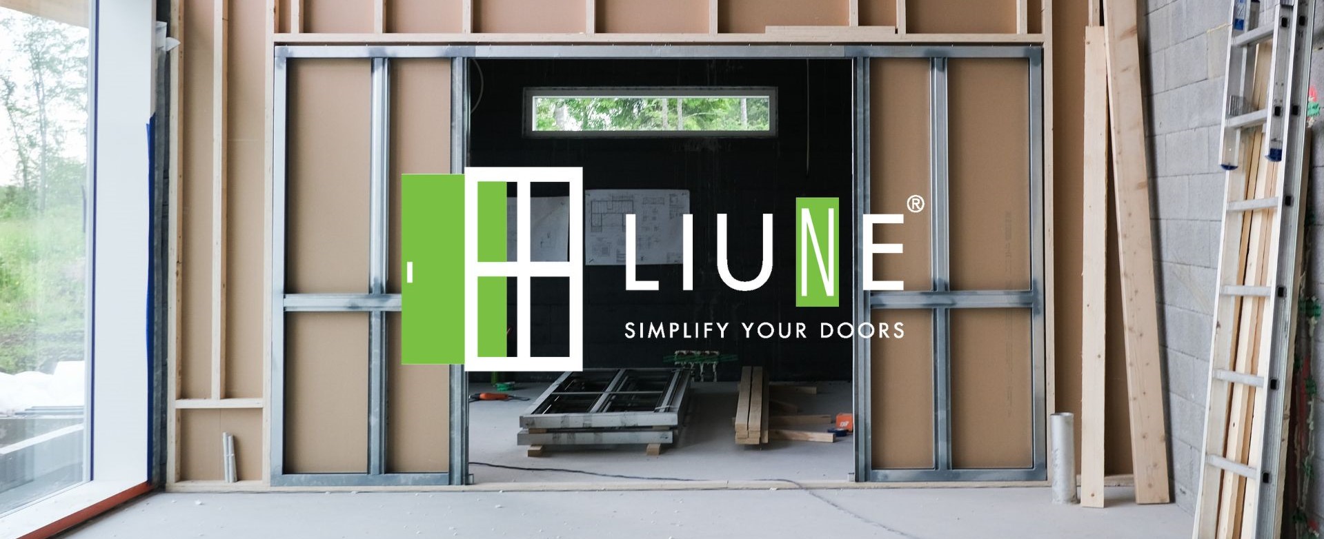 Yksinkertaista oviasi Liukuoven elementin kuva