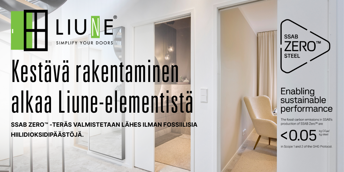 Kotimainen vähähiilinen rakennusratkaisu seinän sisään