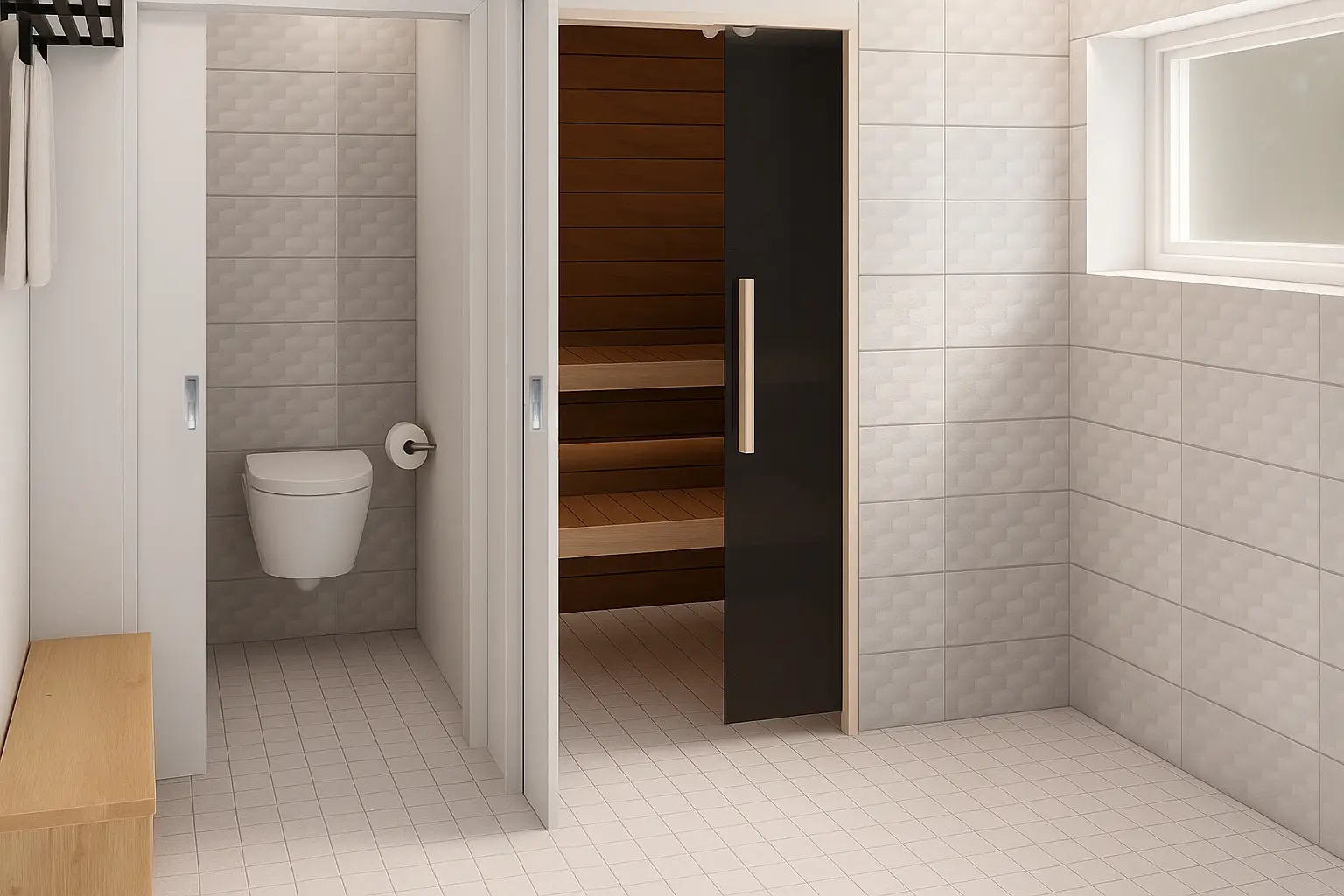WC ja sauna