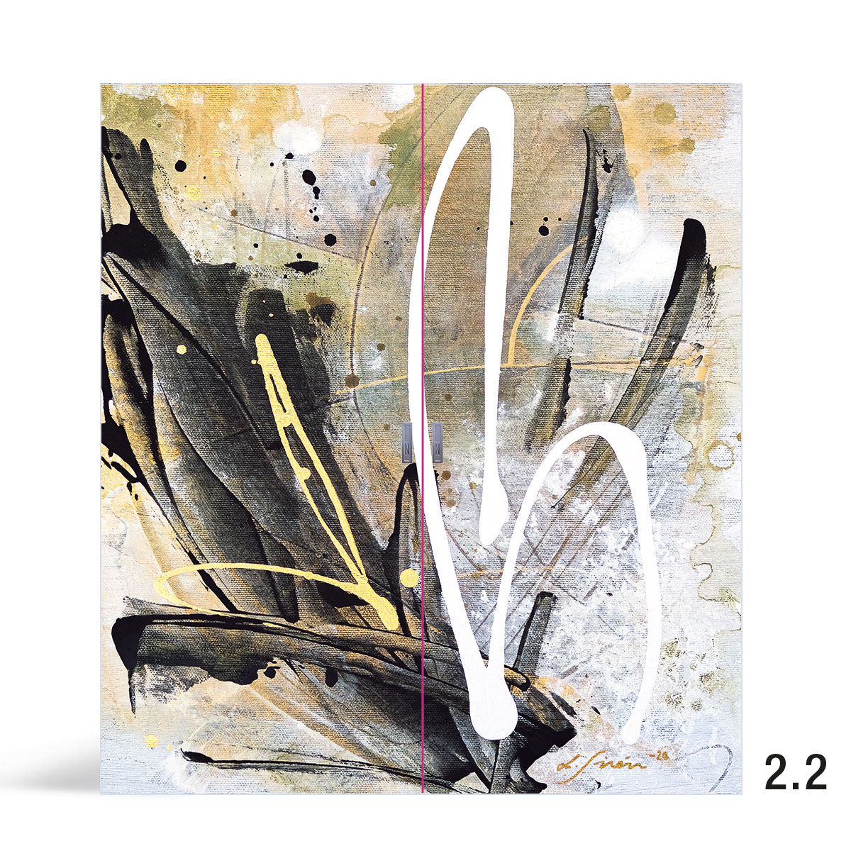 Liune Art - D20 by Lotta Sirén - Its not black and white double door