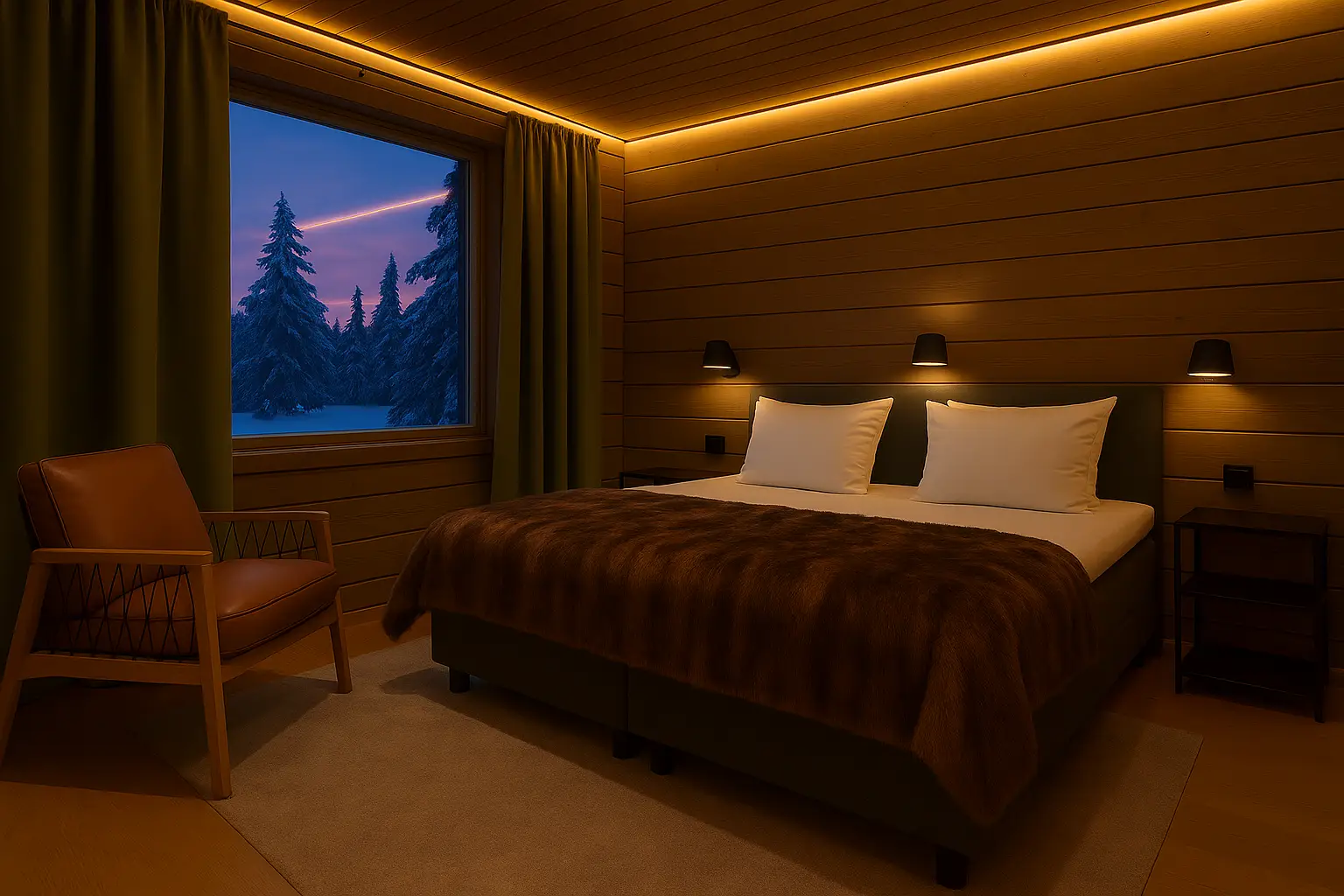 Majoitusmoduuli makuuhuone